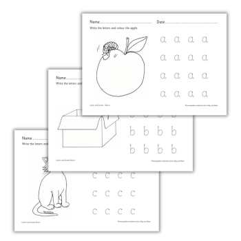 handwriting sheets ks1