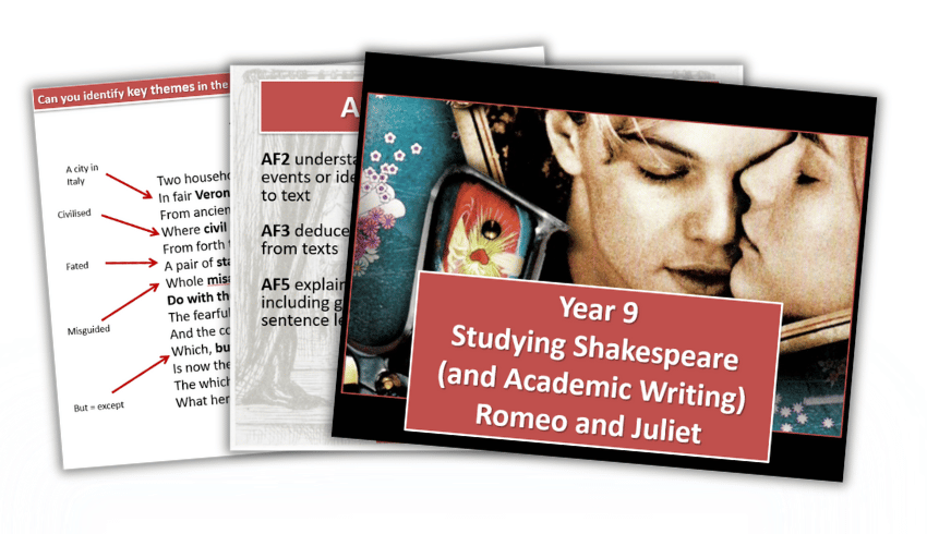 Romeo and Juliet analysis resources