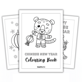 Chinese New Year colouring book