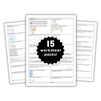 GCSE maths questions worksheets