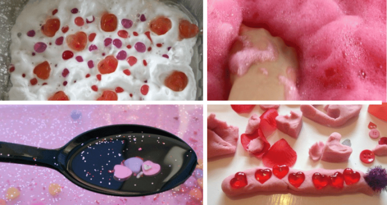 Valentine's Day activities – Tuff tray ideas for EYFS