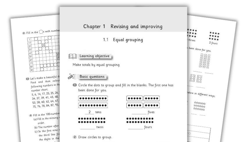 Year 2 maths worksheets