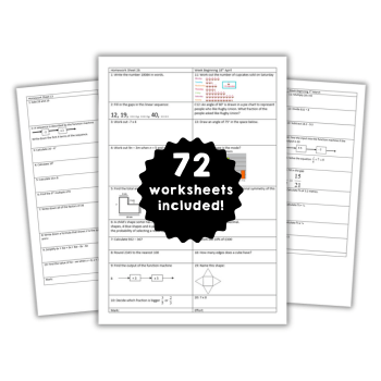 Year 7 maths worksheets