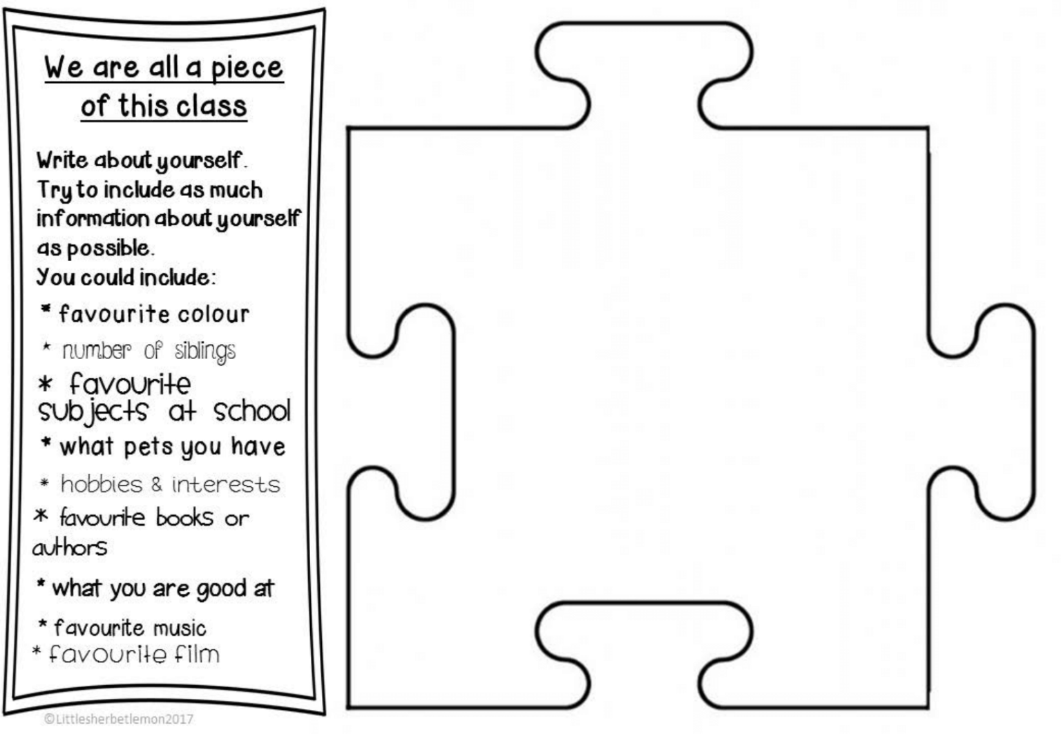 Transition activities KS2 'Getting to know you' ideas Teachwire
