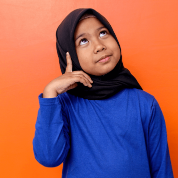 Girl thinking, representing Blank Levels of Questioning