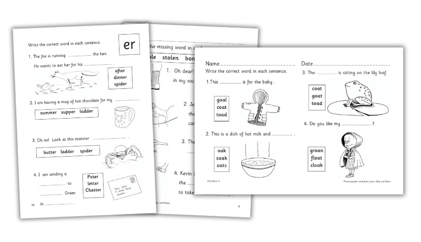 reading activity for year 1