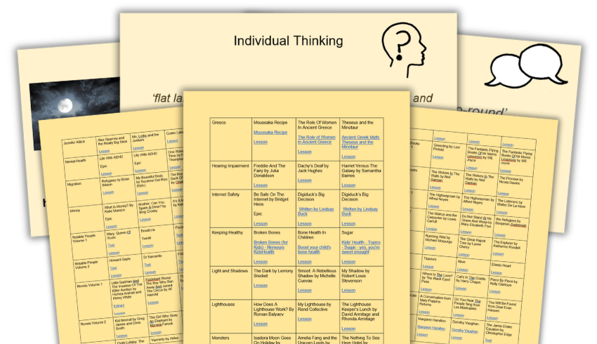 Ashley Booth reading resources