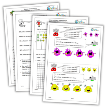 KS2 maths worksheets