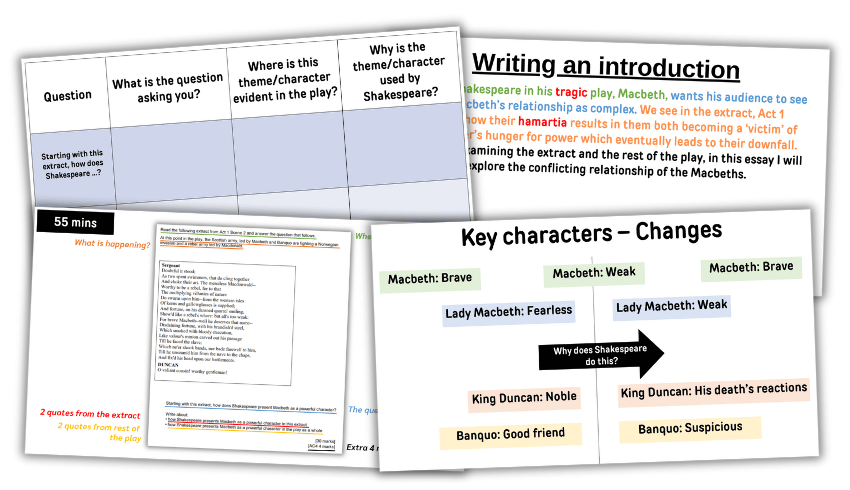 GCSE English Literature revision materials