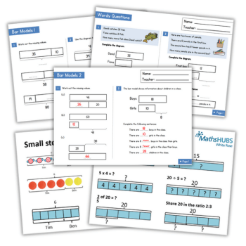 Bar modelling maths resources