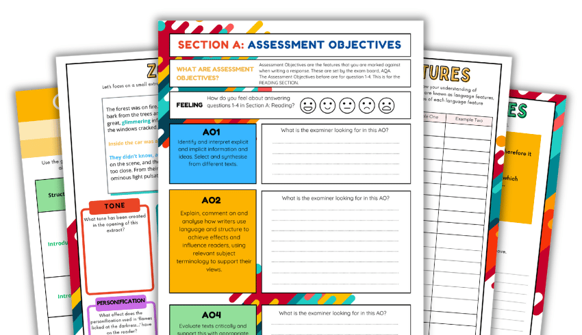 English Language Paper 1 revision booklet