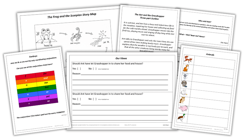 Traditional tales Y2 resources