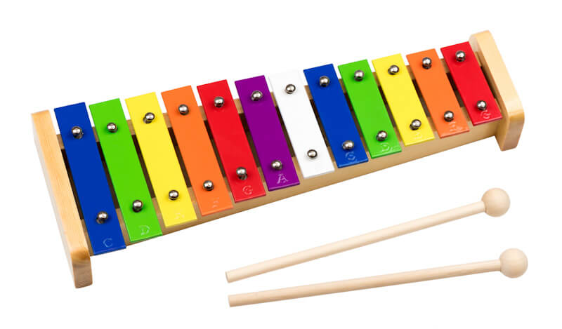 A child's xylophone