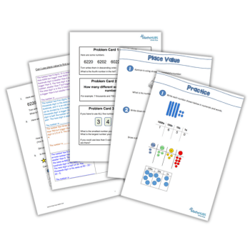 Place value worksheets