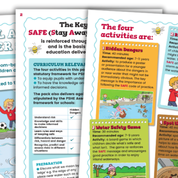 Water safety resources for Child Safety Week