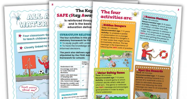 Water safety resources for Child Safety Week