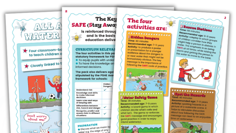 Water safety resources for Child Safety Week