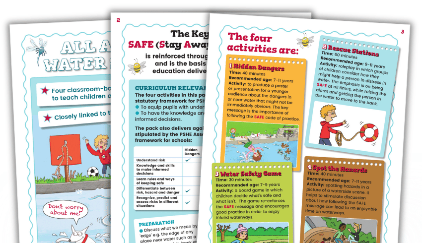 Water safety resources for Child Safety Week