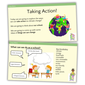 Climate change lesson resources