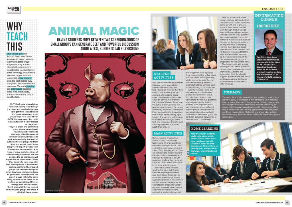 Animal Farm lesson plan