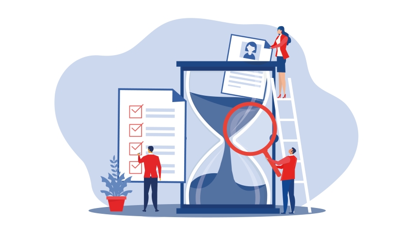 Abstract illustration showing administrators and documentation to convey impression of Prevent guidance