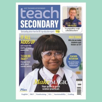 The front cover of Teach Secondary magazine issue 14.2