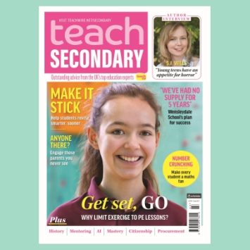The front cover of Teach Secondary magazine issue 14.3