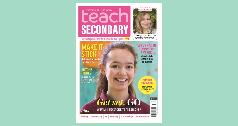 The front cover of Teach Secondary magazine issue 14.3