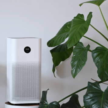 Air purifier, representing air quality in schools