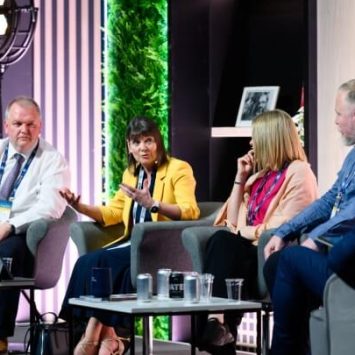 A panel discussion at the Schools & Academies Show