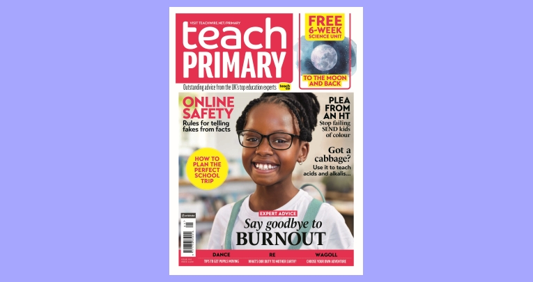 The front cover of Teach Primary magazine issue 19.5