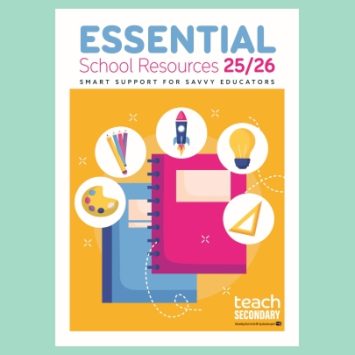 The front cover of Essential School Resources Secondary 2025