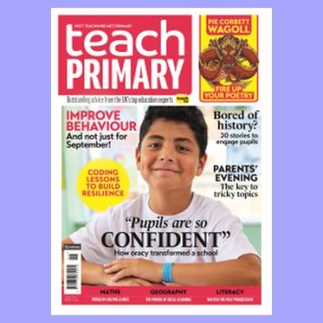 The front cover of Teach Primary magazine issue 19.6