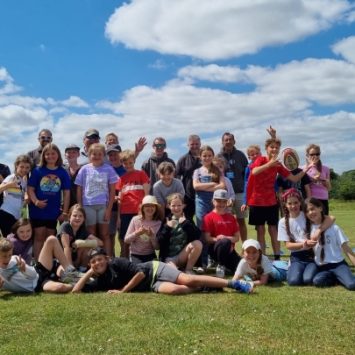 A group of children visiting CYM Ipswich