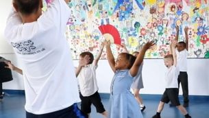 A Dance Days flamenco workshop at a primary school