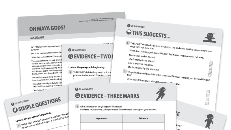 Reading comprehension worksheets