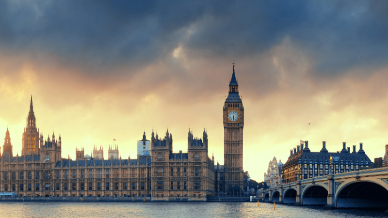 Houses of Parliament, representing UK voting age 16
