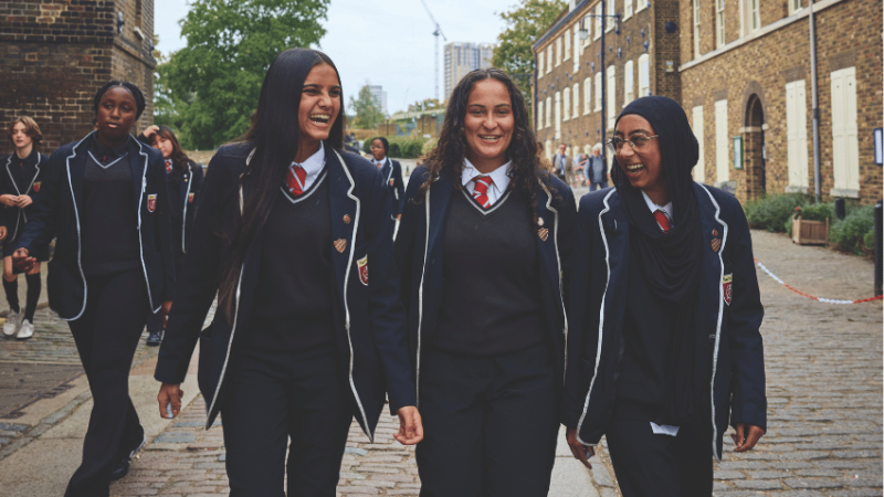 Harris Science Academy East London students