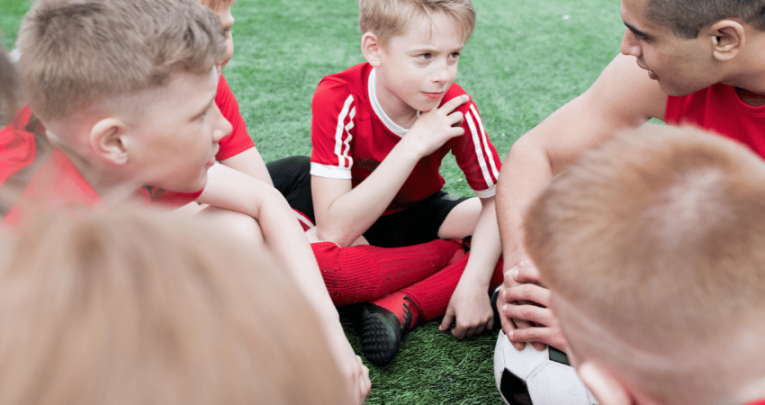Pupils joining in with Premier League Inspires
