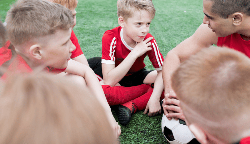 Pupils joining in with Premier League Inspires