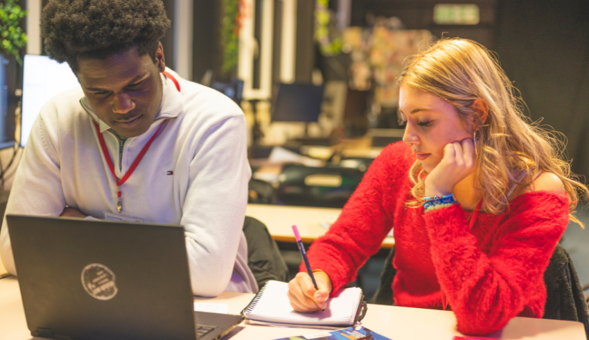 Film and media studies students