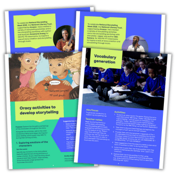 Short story writing author-led resources for KS1 and KS2