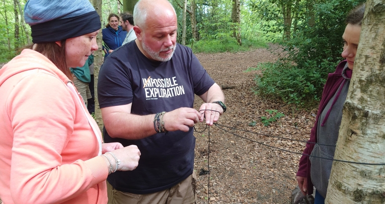 A teacher learning with Coventry Outdoors