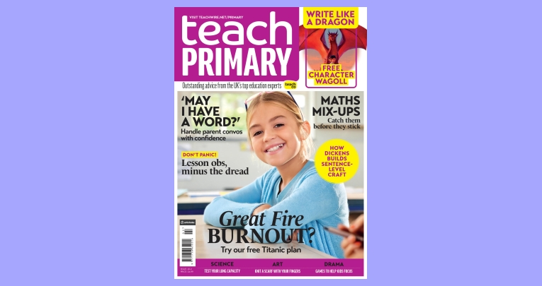 The front cover of Teach Primary issue 20.2