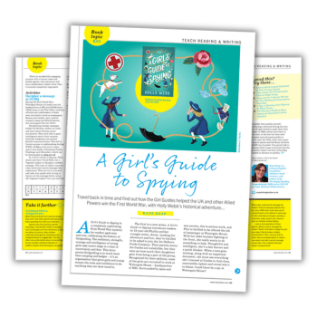 A Girl's Guide to Spying KS2 WW1 book topic