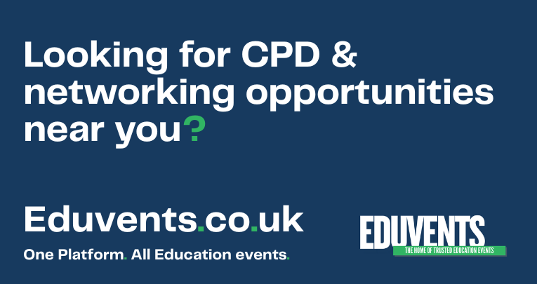 A graphic promoting Eduvents' CPD and networking opportunities