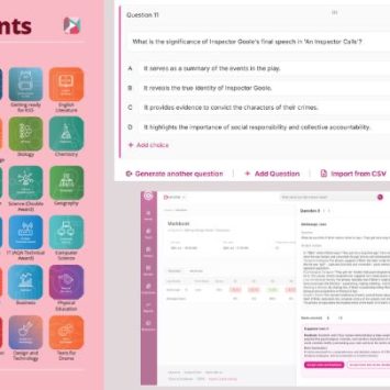 A selection of elements from Access GCSEPod