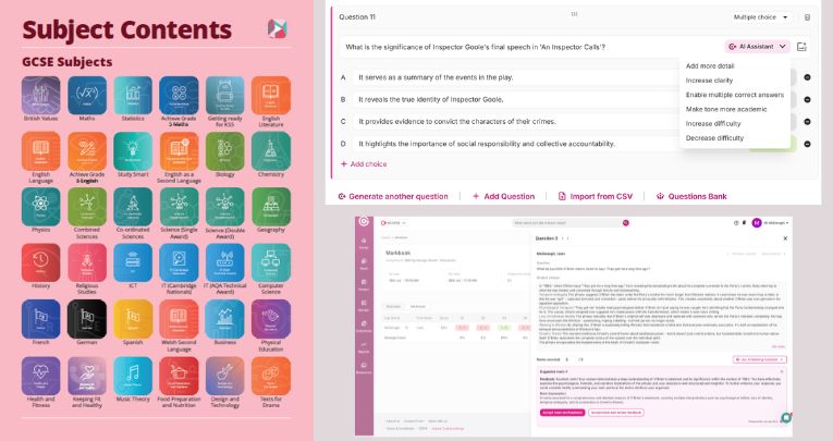 A selection of elements from Access GCSEPod