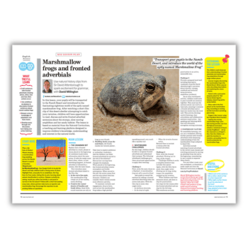 KS2 fronted adverbials lesson plan