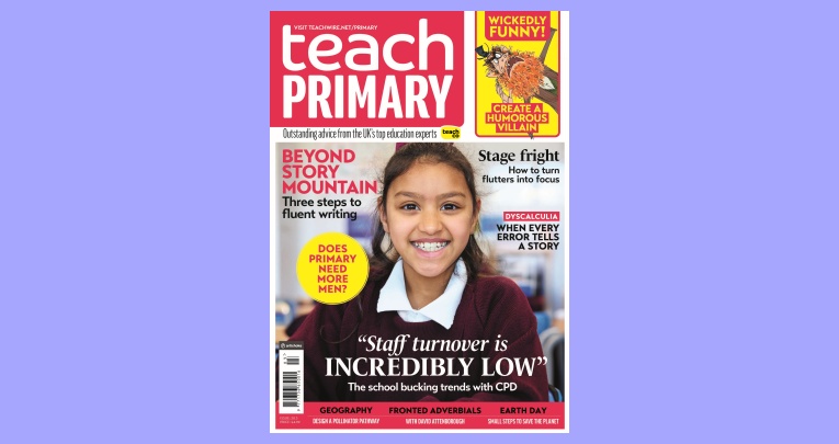 The front cover of Teach Primary magazine issue 20.3